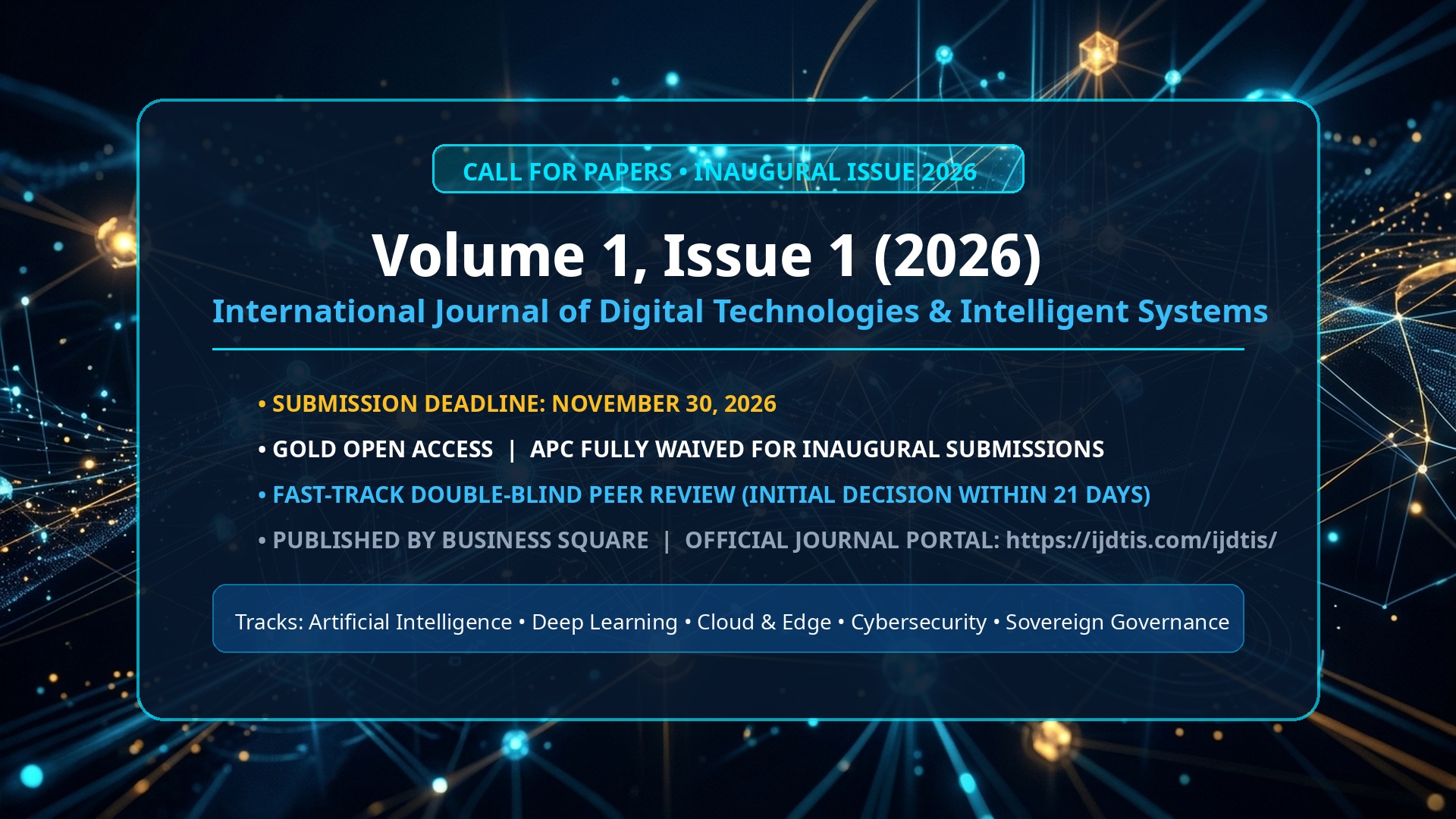 Call for Papers: Volume 1, Issue 1 (2026) – Inaugural Issue
